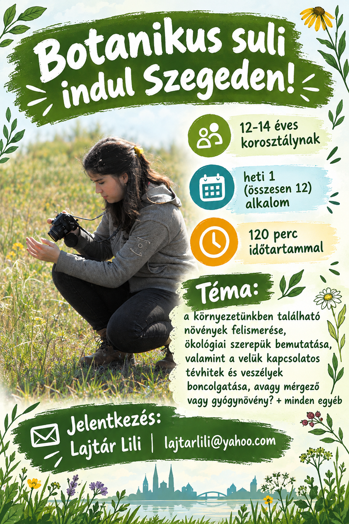 Botanikus suli Szegeden